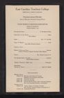 Programs for Commencement Sunday 1923